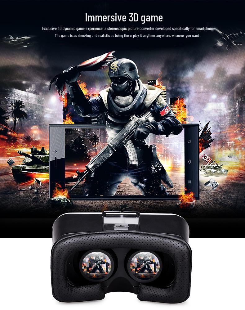 Очки 3D VR: 360° панорамная гарнитура для просмотра фильмов и игр VRBOX