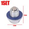 For Toyota Magnetic Oil Drain Screw Gasket M12*1.25 Car Carbon Steel Oil Drain Plug Sump Drain Nut Bolt with Car Gasket Washer
