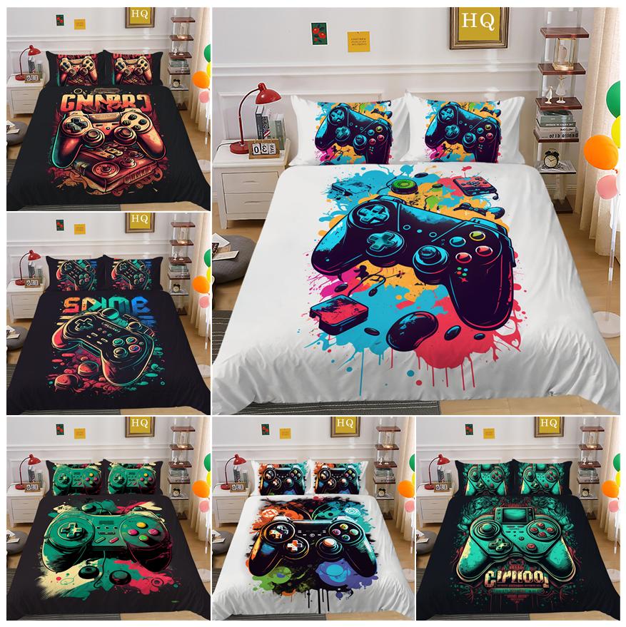 Домашний комплект постельного белья, одеяло и наволочка для игрового плеера, двуспальная кровать/двуспальная кровать в полный размер, Австралия/ЕС/США