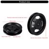 Wearproof Pulley Bearing Pulley Round Fitness Pulley Wheel Replacement Gym Cable Pulley Wheel Nylon Bearing Pulley Wheel