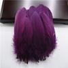 100pcs /Lot Colorful Hard Stick Natural Goose Feathers For Needlework Crafts Feather Handicraft Decor Wedding Accessories Plumes