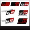 Наклейка-значок решетки радиатора GR Sport для Gazoo Racing C-HR RAV4 Mirai Avensis Логотип Металлическая эмблема на багажник Декоративные аксессуары