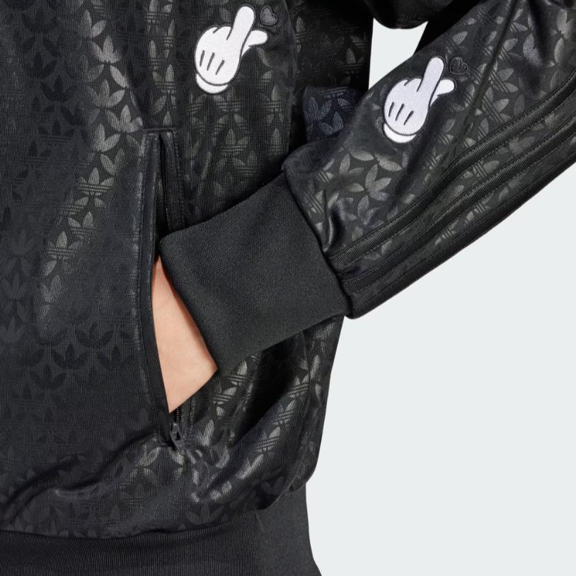 Adidas Originals x MILAOSHU,LIANMINGKUAN Mickey Mouse Jackets & Coats Men's Black IY2264