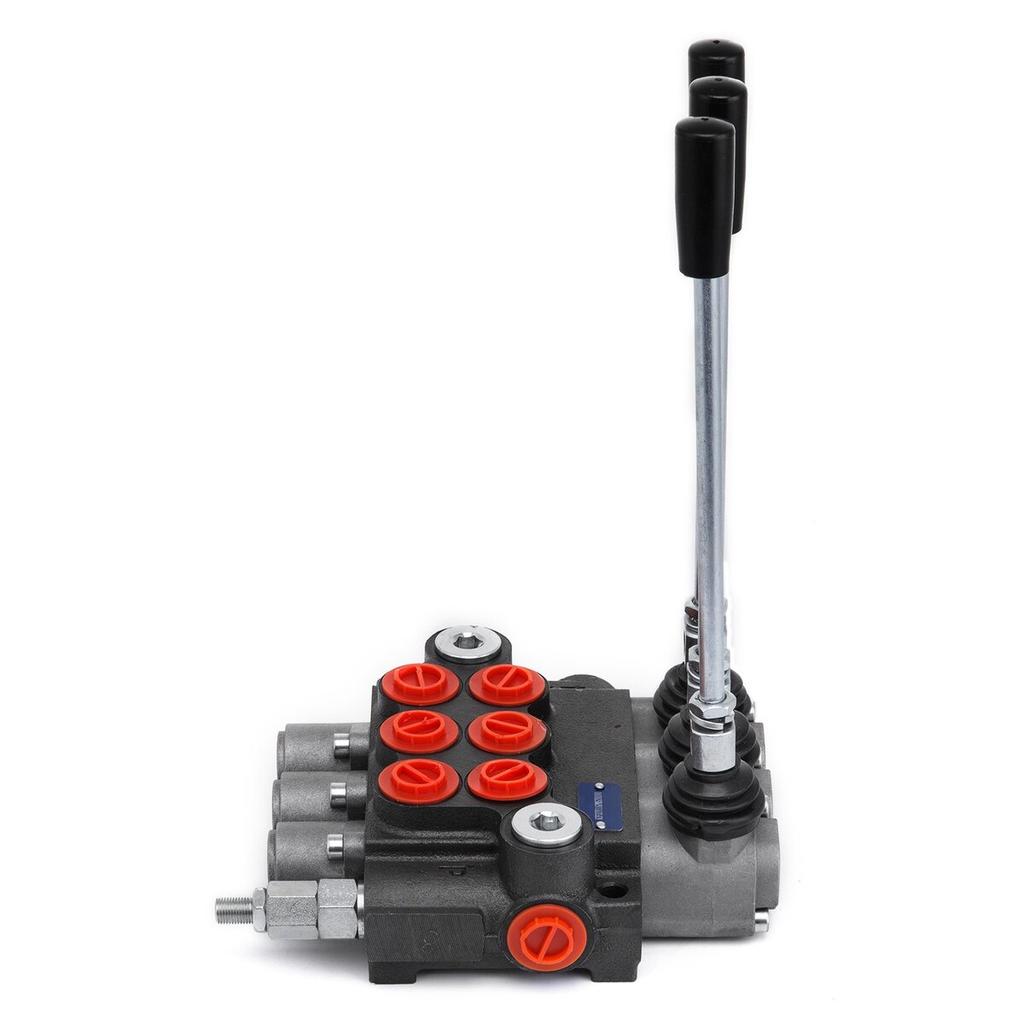 3 Spool hydraulic control valve,hydraulic valve unibody 3 spool valve ,Hydraulic Directional Control Valve 11gpm 40 L Double Acting Cylinder