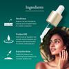 Indulgeo Essentials Heads Off - Сыворотка для лица против акне для сияющей кожи | Легкая, уменьшает комедоны, акне, белые угри и черные точки | Обеспечивает