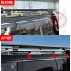 Car Accessories 6Pcs Car Roof Travel Rack Modified Decorative Strips Fit For Jetour T2 2024 2024 Luggage Rack Decorative Frame