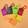 Pocket Student Mini Electronic Calculator Biscuit Shape School Office Supplies