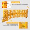 Expandable Barricade Gate with Wheels Commercial Safety Barriers Foldable Traffic Barricade Fence for Industrial Or Residential