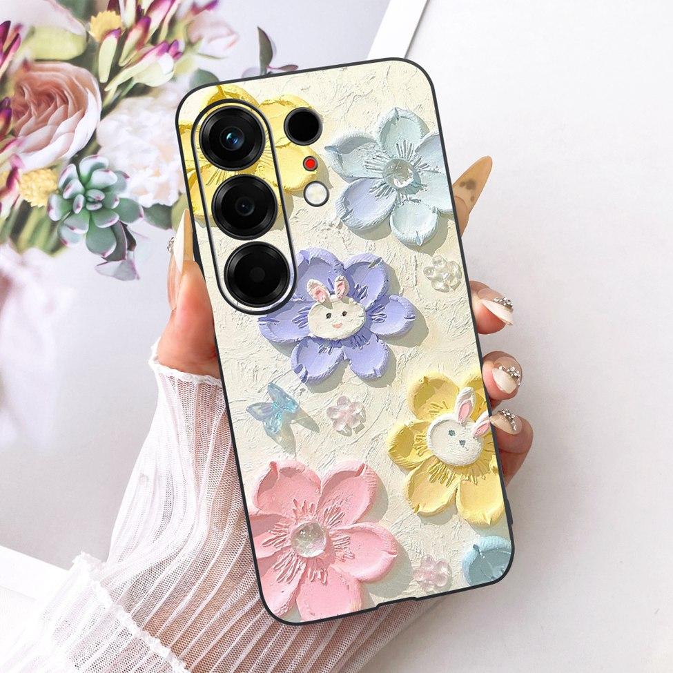 Чехол для Tecno CN5 Чехол для Tecno Camon 50 4G Модный Бабочка Милый Кот Крутой Расписной Мягкий Чехол для Телефона Для Techno Camon50 4G