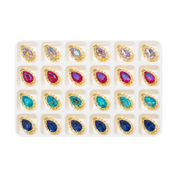 Nail Materials, One Set of Jewelry, Nail Art Materials Set, 29 Royal Parts Set, 1 Set