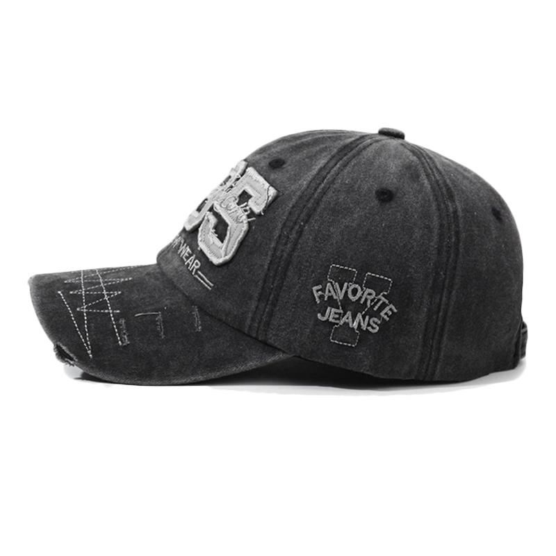 Vintage Men Letter Embroidery Baseball Cap Spring Summern Women Cap