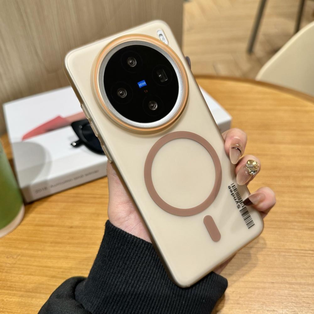Ультратонкий Магнитный PC Чехол Для Magsafe Для VIVO X200 Pro S20 Mini IQOO 13 NEO10 Pro Беспроводная Зарядка Матовый Защитный Жесткий Чехол