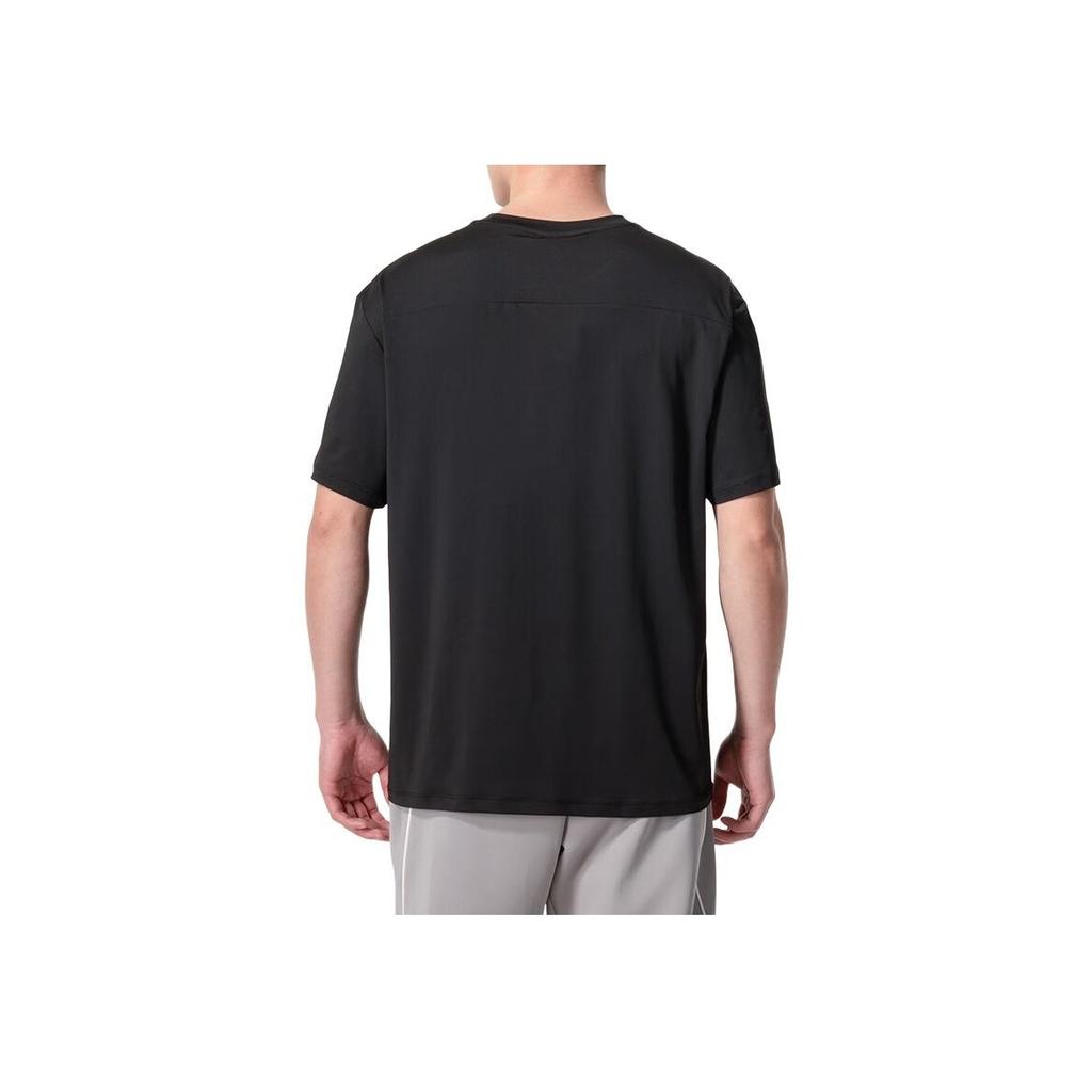 Puma Однотонная модная тренировочная фитнес-футболка с круглым вырезом и коротким рукавом, унисекс, топы, черная 682915-01