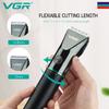 VGR V-661 Новая машинка для стрижки волос с металлическим корпусом, триммер для волос для домашнего использования, режущая насадка, долгий срок службы батареи, машинка для стрижки с масляной головкой, электрическая бритва для дома