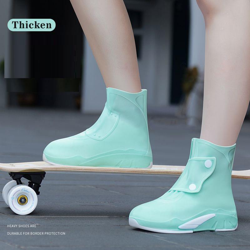 Оригинальные галоши, бахилы для мужчин и женщин, водонепроницаемые бахилы, защитные бахилы для ношения, переносные белые бахилы