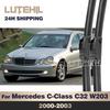 Дворники Передние щетки стеклоочистителя для Mercedes-Benz C-Class C32 W203 2000 2001 2002 2003 Лобовое стекло Переднее окно 24"21"