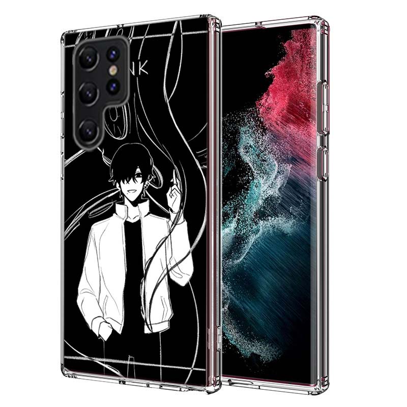 Chainsaw Man Yoshida Capa Phone Case For Samsung S26 Ultra S25 Edge Galaxy S23 S21 S20 S24 FE S22 S10 Plus Cover Clear TPU Shell