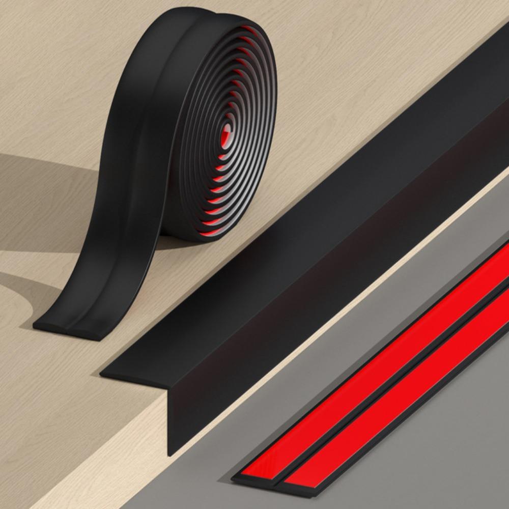 1 м Угловой протектор для стены, отклеиваемый и приклеиваемый, ПВХ угловые накладки, самоклеящаяся, утолщенный L-образный молдинг, защита угла