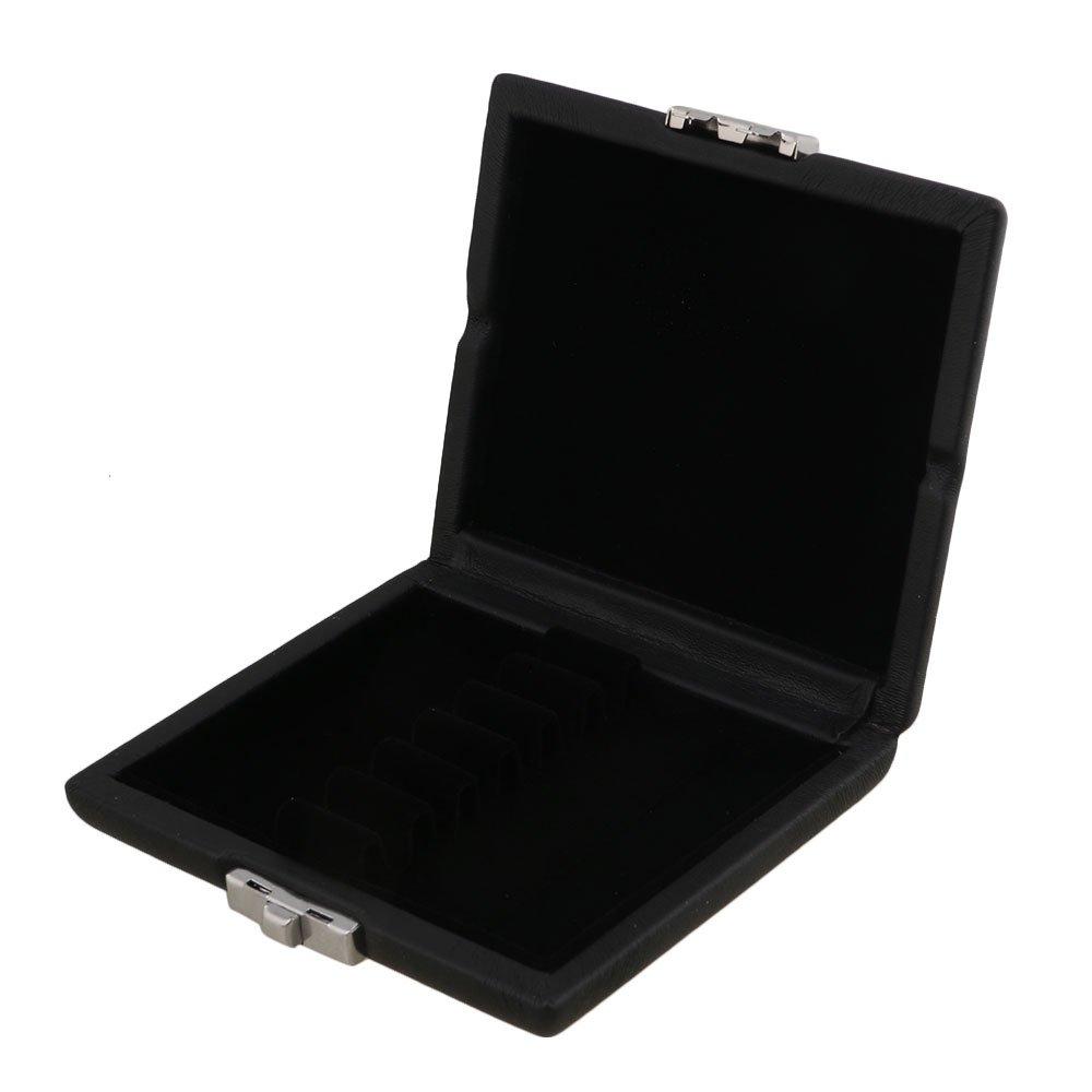 Yibuy Коробка для тростей гобоя на 6 тростей, 9,2 x 7,8 x 2 см, Черный