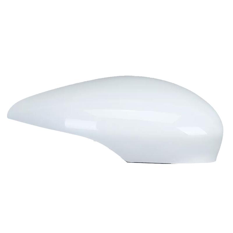 2pcs Rear View Door Wing Mirror Cap Rearview Side Cover Trim Case White Replacement Exterior For Ford Fiesta MK7 2008-2017