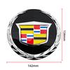 1pcs 142mm 3D ABS Car Front Emblem Grille logo Sticker Badge Accessories For Cadillac Escalade 2007-2014 Year