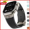 Роскошный ремешок для Apple Watch Strap Ultra 3 49 мм 46 мм 45 мм 44 42 мм Мягкий силиконовый браслет для IWatch Series11 10 9 8 7 6 5 4 SE 3
