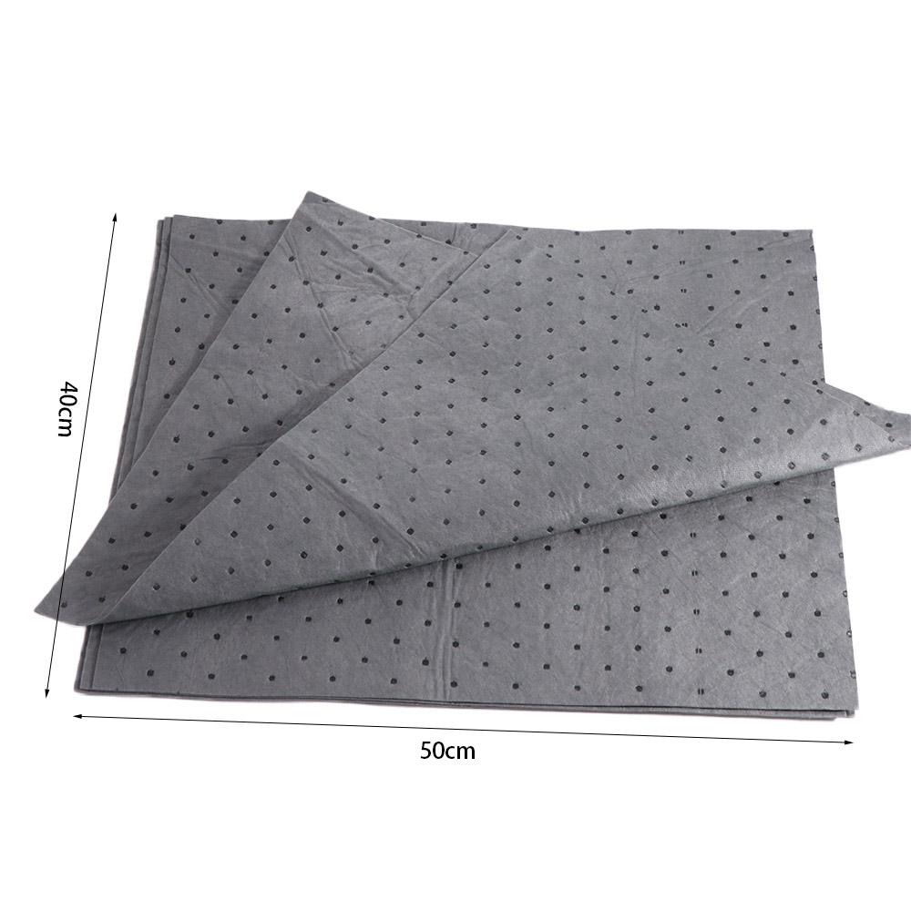 5Pcs Grey Oil Absorbent Pads Absorbent Mat Garage Floor Mat Durable Oil Spill Mat Absorbing Water