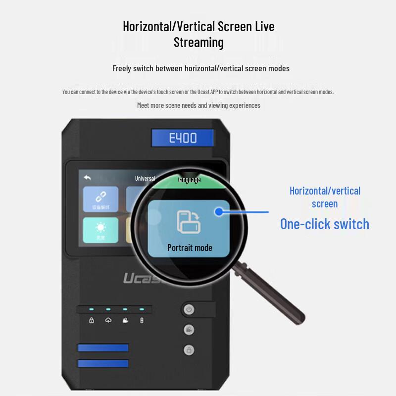 Ucast E400 5G Live Streaming Encoder Backpack