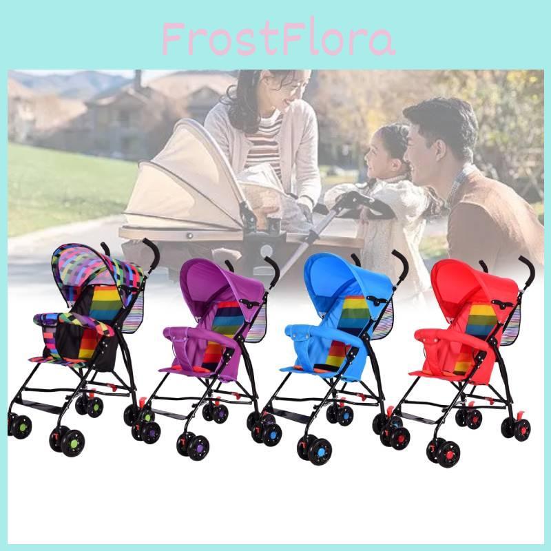 Versatile Colorful Baby Stroller Easy Folding Umbrella Pushchair For Kids