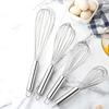 Egg Whisk Balloon Shape Heat-Resistant Stainless Steel DIY Fondant Cake Egg Beater for Kitchen