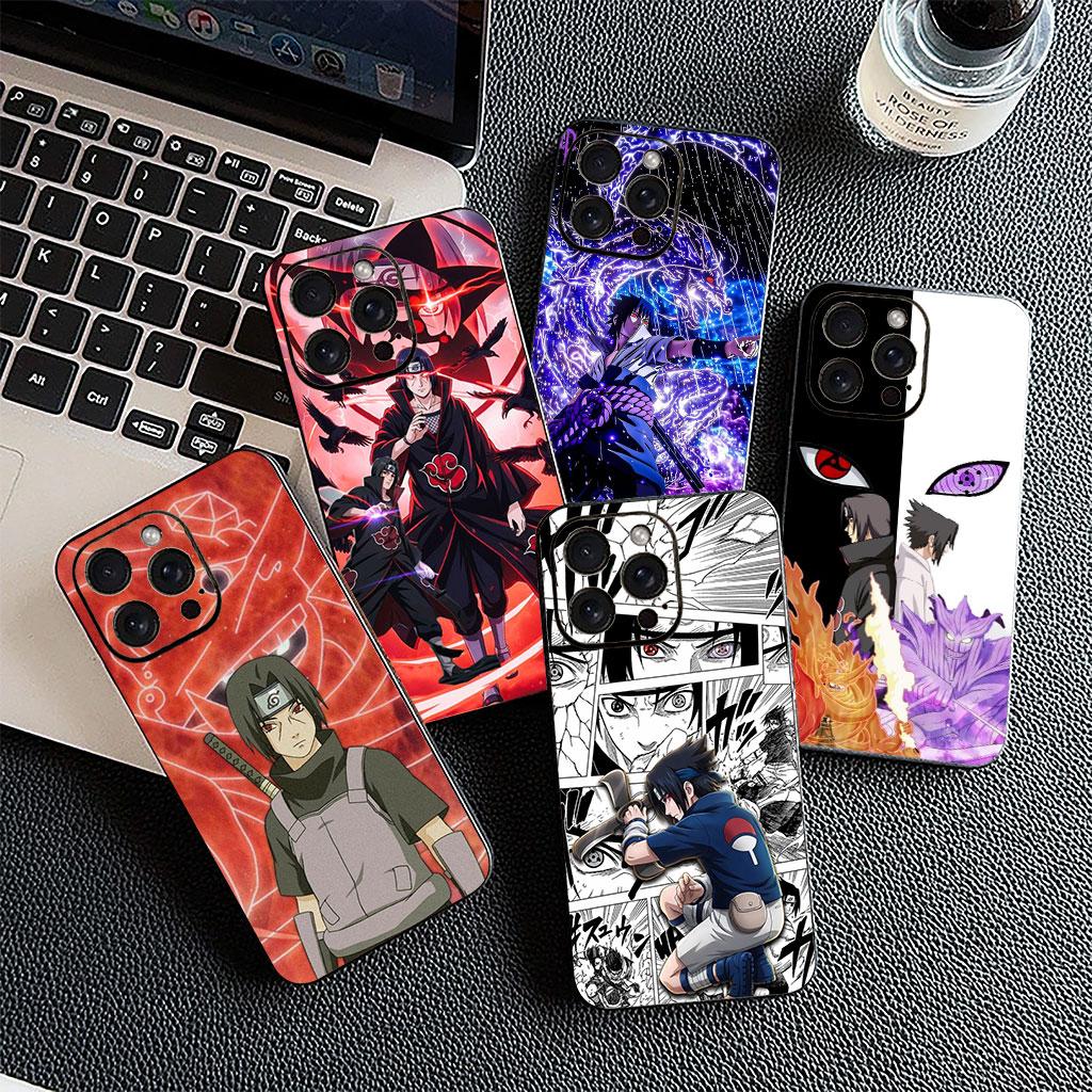 Итачи Учиха Саске Наруто Акацуки для Motorola Moto G82 G20 G22 G23 G32 G9 G8 G7 Power Plus G41 G52 G30 G71 E22 E13Чехол