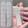 1Set 12 Pearl Nail Art Jewelry Flat Bottom Semicircular 1.5-5 Mm Full Set Mixed Japanese Nail Art Three-dimensional Nail Drill