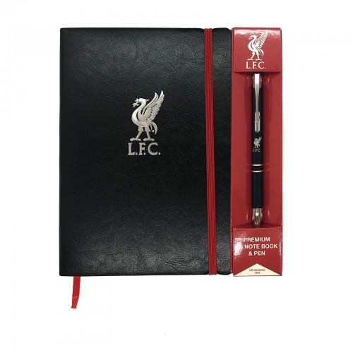 Liverpool FC Crest A5 Notebook & Pen