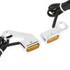 LED Turn Signal Indicator for Harley Touring Softail Slim FLS (A Chrome)