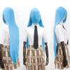 100cm Long Synthetic Cosplay Anime Wig Blonde Blue Red Pink Purple Hair For Party With Bangs Cosplay Wigs For Women