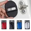 4 Pcs Universal Car Door Lock Protective Cover Self-adhesive Car Decorative Accessories