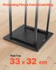 Indoor Firewood Rack, 33 × 32 × 112 cm Log Stacker Holder, Holds up to 45kg, Tall Wood Storage Stand, Powder-Coated Steel Firewood Holder, Heavy Duty