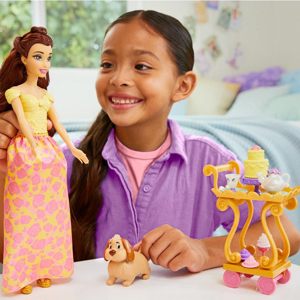 Принцесса Белль Время лет и HLW20 Дисней/Дисней (Чайный набор) [Кукла-наряд/игровой набор] [В комплект входят аксессуары] [3 шт.]