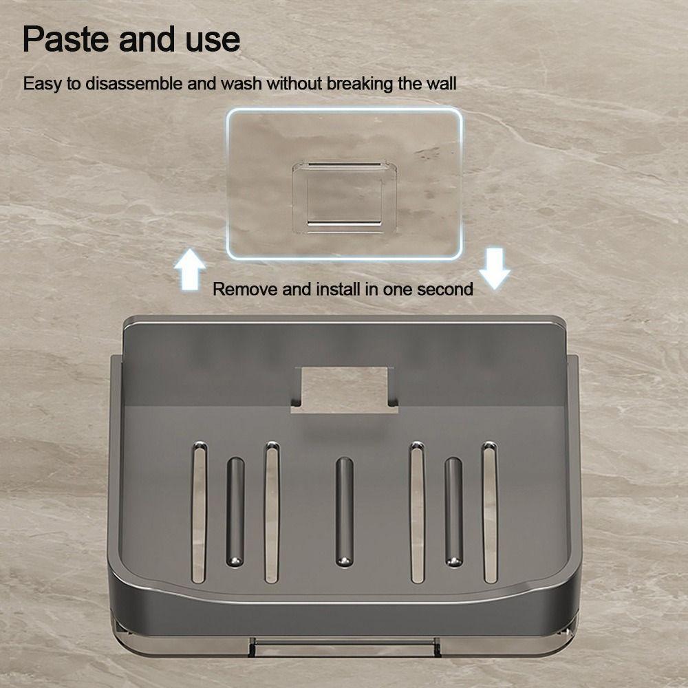 Дренируемая коробка для мыла, настенный контейнер для мыла, поднос, мыльница, органайзер для ванной комнаты, кухонной раковины