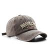 1Piece Unisex Brooklyn Embroidered Stitching Wash Baseball Cap Outdoor Adjustable Sunscreen Leisure Hat Spring Autumn Travel  Vacation