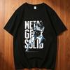 Metal Gear Solid cotton shirt teen University Retro Psychedelic Trendy Grunge top tees Psychedelic hip hop kawaii Yk Graphic