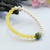 2026 Ximang Beeswax Bracelet Yellow Chicken Grease Amber Pearl Jewelry Factory Live Supply S2100208