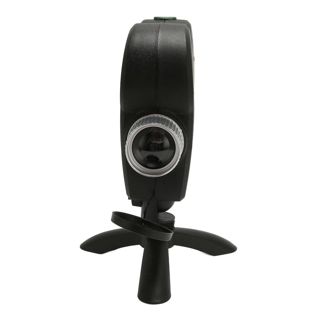 Проектор на Хэллоуин с регулируемой подставкой для занавесок, страшный узор, проекционная лампа на окно для Хэллоуина