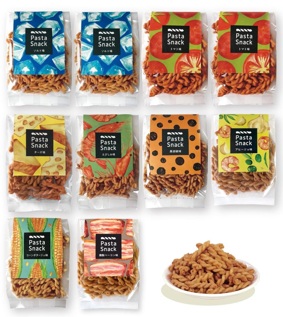 Sanshu Souhonpo Cherries Pasta Snacks for Home Set of 10 Bags Use,