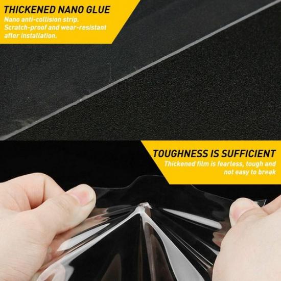 2Set Auto Accessories Clear Stickes Car Scuff Plate Door Sill Sticker 3M Univers