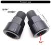 Bicycles Pedals Extenders Adaptors Light weight Black Bike Pedals Converter for Various Terrain Use