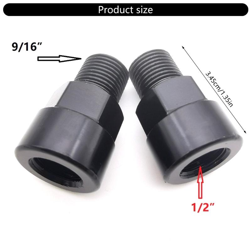 Bicycles Pedals Extenders Adaptors Light weight Black Bike Pedals Converter for Various Terrain Use