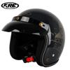 KRE Locomotive Helmet Retro Harley Half Helmet With Multiple Colors For Men And Women's Adult Half Helmet K+T66