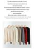 Women's Cashmere Round Neck Sweater: Warm Knit Pullover for Autumn/Winter