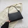 Trendy Urban Simple Design Small Shoulder Bag For Women With Zipper Closure